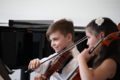 Violine und Violoncello