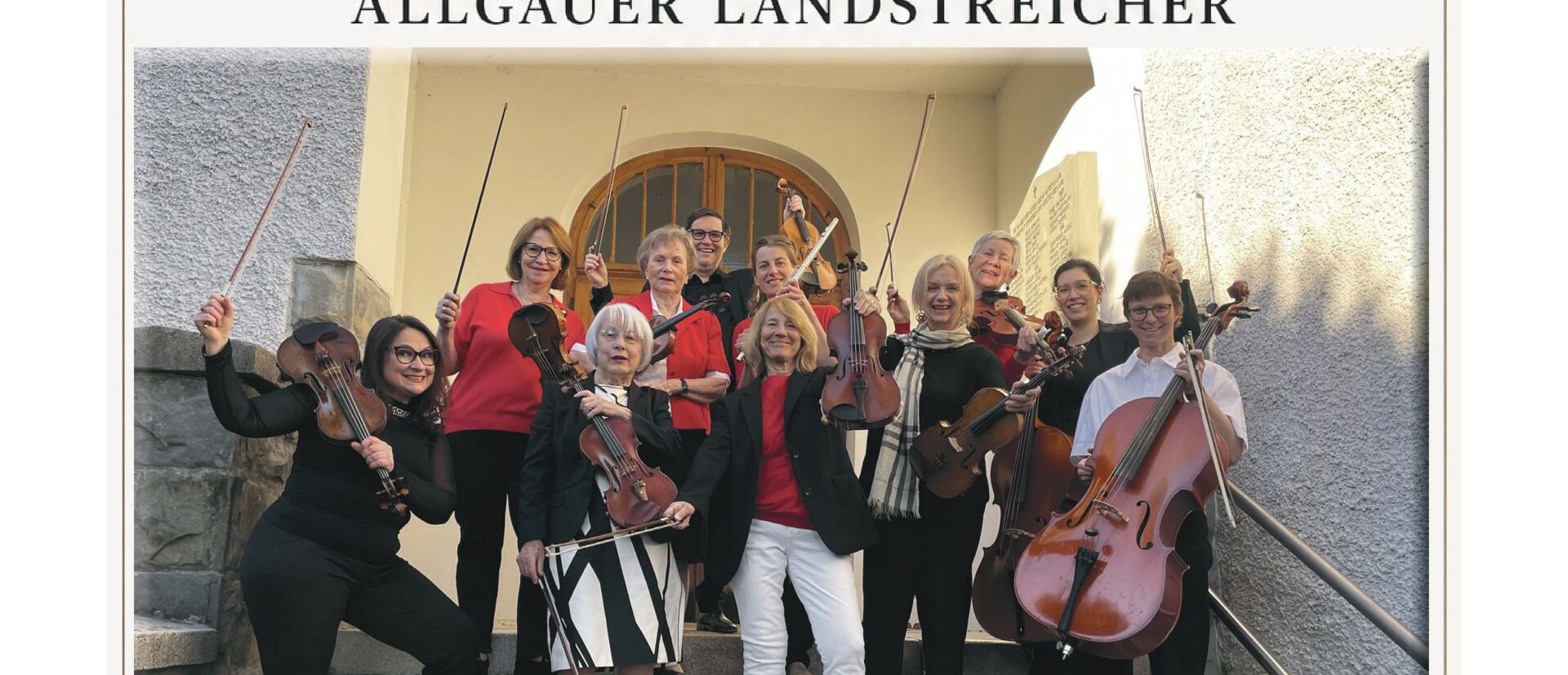 Plakat Kammerorchester 2026 NEU 2. Version mit Logo und Schriftzug in der Mitte