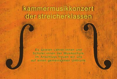 Streichermatinée - Fachbereichskonzert der Streicherklassen