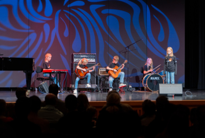 Workshopband High 5 mit Ida Klarmann, Nora Klarmann, Laurin Büchel, Magnus Siebenbrunner und Valentina Egger unter der Leitung von Bernhard Schaunig, 2. Preis Ensemble AG B Workshopband High 5 mit Ida Klarmann, Nora Klarmann, Laurin Büchel, Magnus Siebenbrunner und Valentina Egger unter der Leitung von Bernhard Schaunig, 2. Preis Ensemble AG B